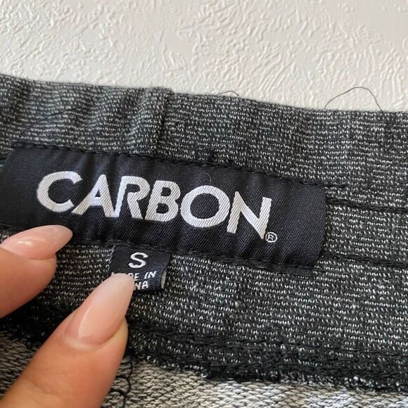 Carbon Jogger Shorts Rue21 Aztec Tribal Print Gray Black Size Small NWT - Picture 3 of 7